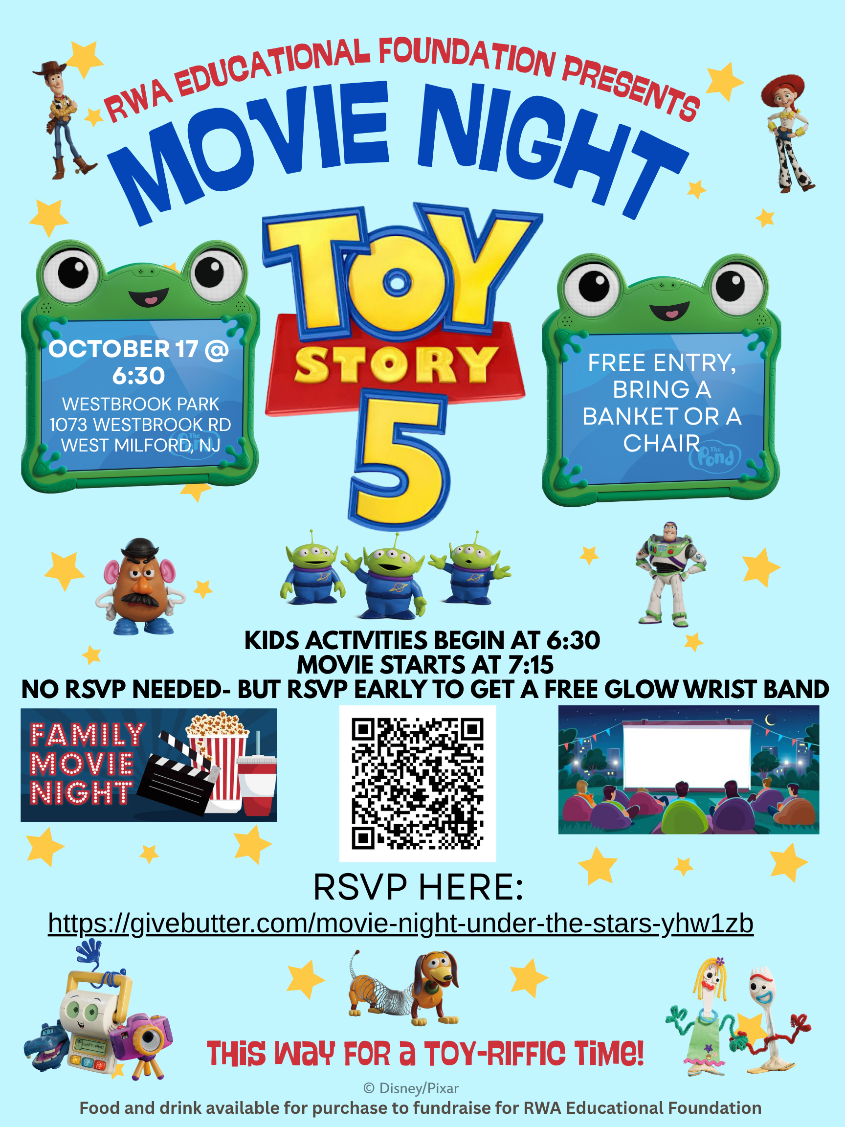 Movie Night Under the Stars community workshop